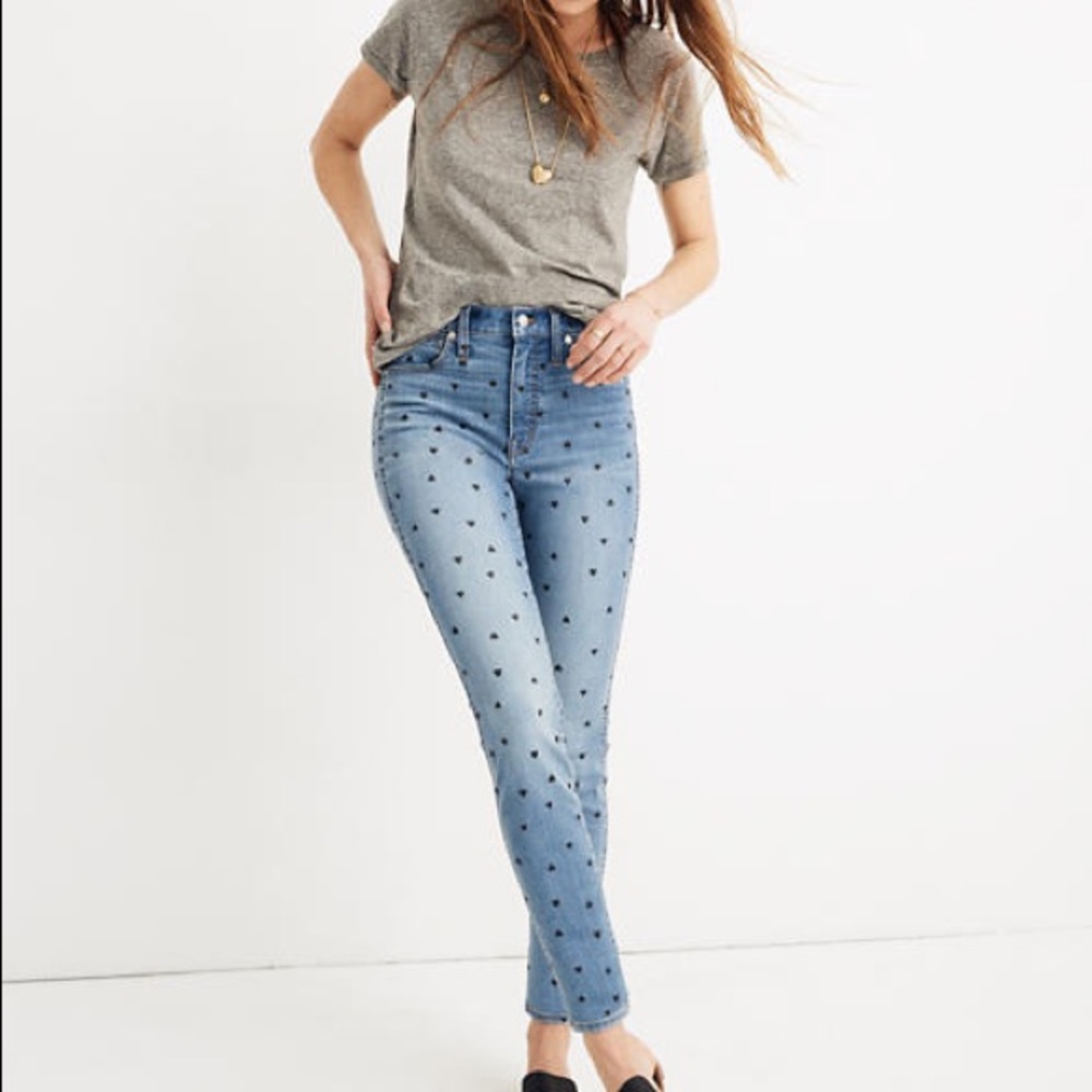 Madewell Women’s 10” High-Rise Heart Skinny’s